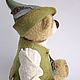 Шапочка Робин Гуда. Одежда для кукол. Teddysoul - Шляпки (teddyhats). Ярмарка Мастеров.  Фото №4