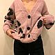 Кардиган с пятнами леопарда. Кардиганы. FULL OF WOOL. Ярмарка Мастеров.  Фото №4