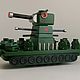 Танк КВ-44 из мультика про танки, деревянная игрушка в цвете, Техника и роботы, Магнитогорск,  Фото №1