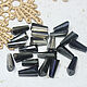 Beads 12/6 mm Dark gray glass 1 piece. Beads1. agraf. Online shopping on My Livemaster.  Фото №2