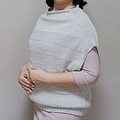Одежда handmade. Livemaster - original item Vest ladies knitted. Handmade.