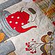 Заказать Панно на стену "Ёжик". NinaMe. Ярмарка Мастеров. . Пледы Фото №3