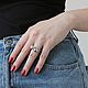 Заказать Серебряное кольцо с шаром "Сфера". Quadrojewelry. Ярмарка Мастеров. . Кольца Фото №3