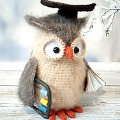 Куклы и игрушки handmade. Livemaster - original item Owl -accountant. Handmade.