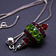 Кулон лэмпворк "Арлекин" lampwork. Подвеска. Arty-Crafty - Лидия Ивченко. Ярмарка Мастеров.  Фото №5