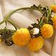 Headbands: Leather floral hair band with yellow dandelions. Headband. Irina Vladi. Online shopping on My Livemaster.  Фото №2