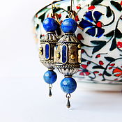 Украшения handmade. Livemaster - original item Ethnic earrings "Oriental garden". Handmade.