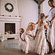 Family look, фотопроект "Новый год", платья Бохо, кружево. Костюмы. Наталья Лелякова. Ярмарка Мастеров.  Фото №4