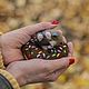 Mouse Donut. Fulled (felted) wool. Felted Toy. Lilija Gracheva. Wool House. toys.. Online shopping on My Livemaster.  Фото №2