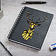 Wooden Notebook Polygonal Deer. Notebooks. 3 ideas. Online shopping on My Livemaster.  Фото №2