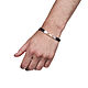 Order Titanium bracelet with gold and diamonds 0,8 ct German Kabirs. yakitoriya. Livemaster. . Hard bracelet Фото №3