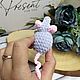 Заказать Брелок плюшевый амигуруми Мышь. Amigurumi-20. Ярмарка Мастеров. . Брелок Фото №3