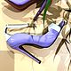 Босоножки" Лаванда". Босоножки. Anastasia Suvaryan обувь ручной работы. Ярмарка Мастеров.  Фото №4