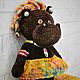 Бегемотик девочка-африканка, Мягкие игрушки, Москва,  Фото №1