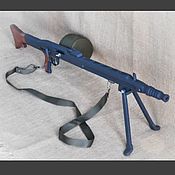 Детская деревянная игрушка Пулемет Калашникова