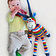 Zebra-shaped capricorn (knitted goat, goat). Stuffed Toys. GALAtoys. Online shopping on My Livemaster.  Фото №2