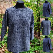 Одежда handmade. Livemaster - original item Tweed linen tunic 