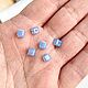4 мм. Бусина Swarovski 5601, Air Blue Opal. Кристаллы. Accessoria Фурнитура для украшений. Интернет-магазин Ярмарка Мастеров.  Фото №2