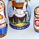 Matryoshka 3 places 'Two cheerful goose'. Dolls1. Marusia. Online shopping on My Livemaster.  Фото №2
