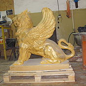 Для дома и интерьера handmade. Livemaster - original item Winged lion. Handmade.