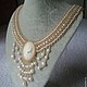 Order Necklace 'cameo with pearls'. handmade jewelry. Livemaster. . Necklace Фото №3