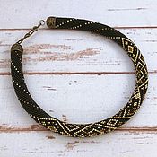 Украшения handmade. Livemaster - original item Golden time bead harness. Handmade.