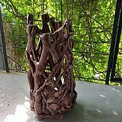 Для дома и интерьера handmade. Livemaster - original item Floor vase made of wood. Handmade.