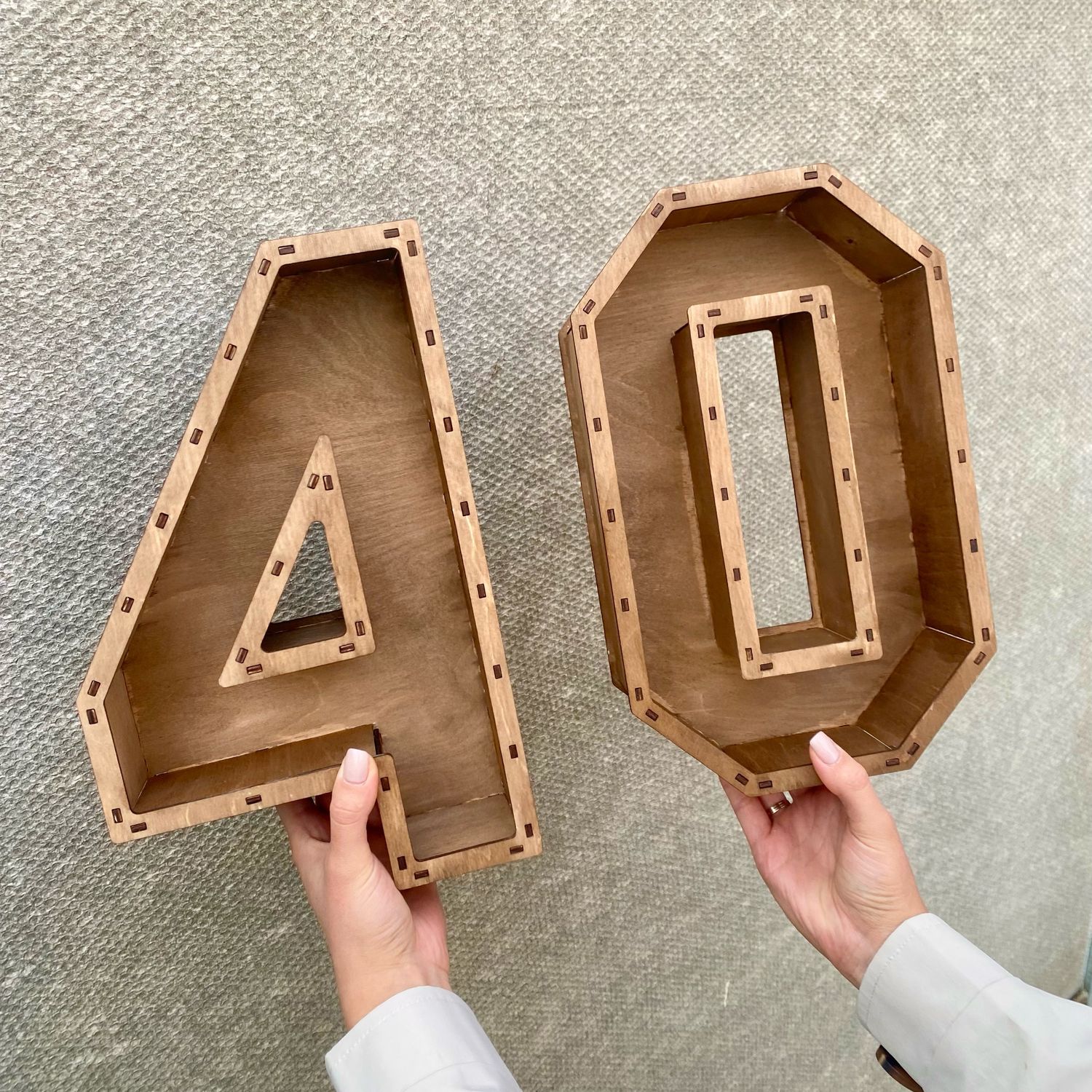 Короб для сладостей/орехов/цветов «ЦИФРЫ» в интернет-магазине Ярмарка ...