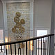 Arreglo de pared con engranajes giratorios y reloj. Backlit Clocks. KancyrevDecoration. Ярмарка Мастеров.  Фото №4