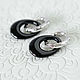 Earrings with onyx and two pairs of pendants. Earrings. Solanda. Online shopping on My Livemaster.  Фото №2