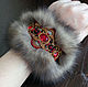 Bracelet made of sable fur 'Catherine', a fur bracelet, Bead bracelet, Bratsk,  Фото №1
