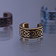 Brazalete de titanio con patrón celta. Cuff Earrings. Ringlin's shop. Online shopping on My Livemaster.  Фото №2