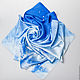 Batik silk scarf 'Magic winter'. Shawls1. Silk mood(batik). Online shopping on My Livemaster.  Фото №2