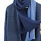 Заказать Женский кашемировый кардиган Синий меланж, вязаный, XS. ramremik-knitting-cashmere. Ярмарка Мастеров. . Кардиганы Фото №3
