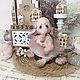 Тедди слон — Коллекционная интерьерная игрушка ручной работы, teddy. Тедди Зверята. handmade_toys.lab | Добрые тедди. Ярмарка Мастеров.  Фото №13