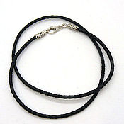 Украшения handmade. Livemaster - original item Necklace: Choker cord leather silk 3 mm 