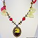 Painting: Necklace with pendant, necklace, pendant, leaves, cats, Necklace, Ekaterinburg,  Фото №1