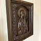 Carved icon of Holy Valentine. Icons. Divnolese. Online shopping on My Livemaster.  Фото №2