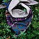 Shawls: Bactus, Kerchief, Double-Sided, Made Of Cotton, Textile, Eco. Shawls1. Svetlana Textile Bags Backpacks. My Livemaster. Фото №4