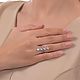 Заказать Кольцо exclusive collection серебро 925 пробы в инкрустации фианитов. MARIA GUSEVA Fashion Jewelry. Ярмарка Мастеров. . Кольца Фото №3
