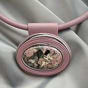 Украшения handmade. Livemaster - original item Pendant: Pink eudialyte. Handmade.