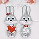 Love the bunnies. Bunny. A gift on Valentine's day. Gifts for February 14. chehovchanki. My Livemaster. Фото №6