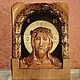 Икона из дерева Христос в терновом венце Художественная резьба, Иконы, Москва,  Фото №1