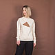 Milk sweatshirtwith triangle. Sweatshirts. Alena Vishnyakova. My Livemaster. Фото №5