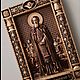 Резная Икона Сергий Радонежский. Иконы. МАСТЕРСКАЯ РЕЗНОЙ ИКОНЫ АРТЕМА БУРОВА. Ярмарка Мастеров.  Фото №6
