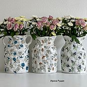 Керамические чаши для чая. Серия "Деревья и травы"