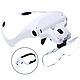 Magnifier with light headband (magnifier glasses) 5 interchangeable lenses, Embroidery tools, Moscow,  Фото №1