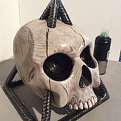 Для дома и интерьера handmade. Livemaster - original item The skull in the pyramid. Handmade.