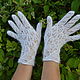 Order Gloves LEAVES feather women's. Down shop (TeploPuha34). Livemaster. . Gloves Фото №3