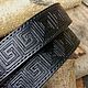Premium embossed men's belt. Straps. Marik Leather Craft. Online shopping on My Livemaster.  Фото №2